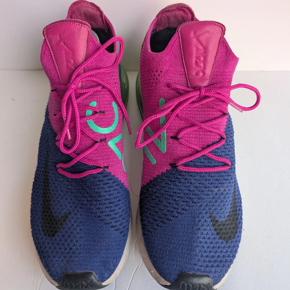 Nike Air Max 270 Knit Sneakers - Pink Blue Teal Men's Size 11